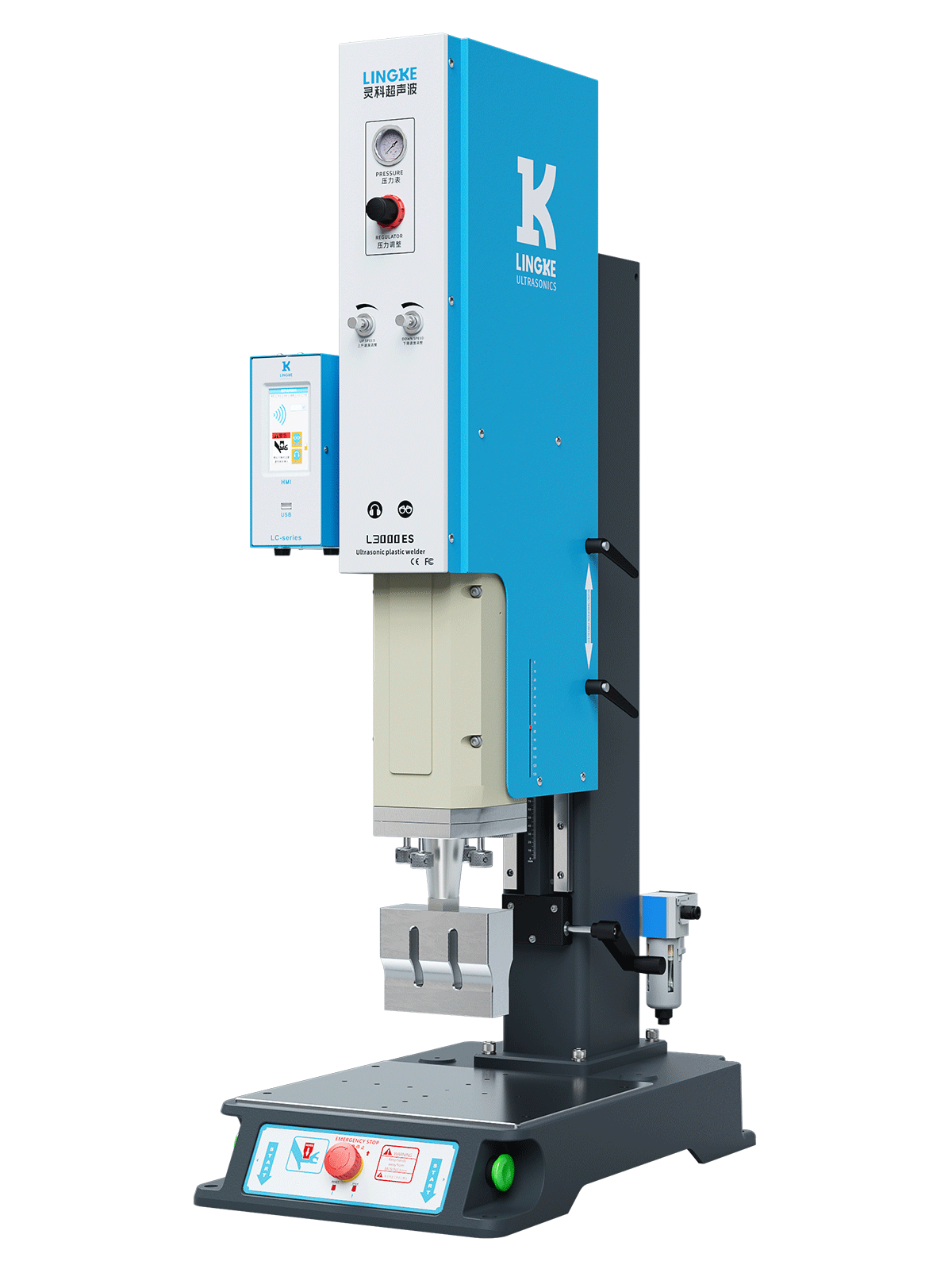 靈科超聲波塑料焊接機（方立柱） 15kHz-2600/3200W L3000 ES 數(shù)字