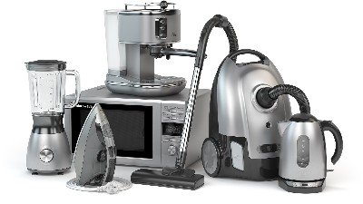 千庫網_家用電器。在 w 上隔離的家用廚房工藝集_攝影圖編號20173254