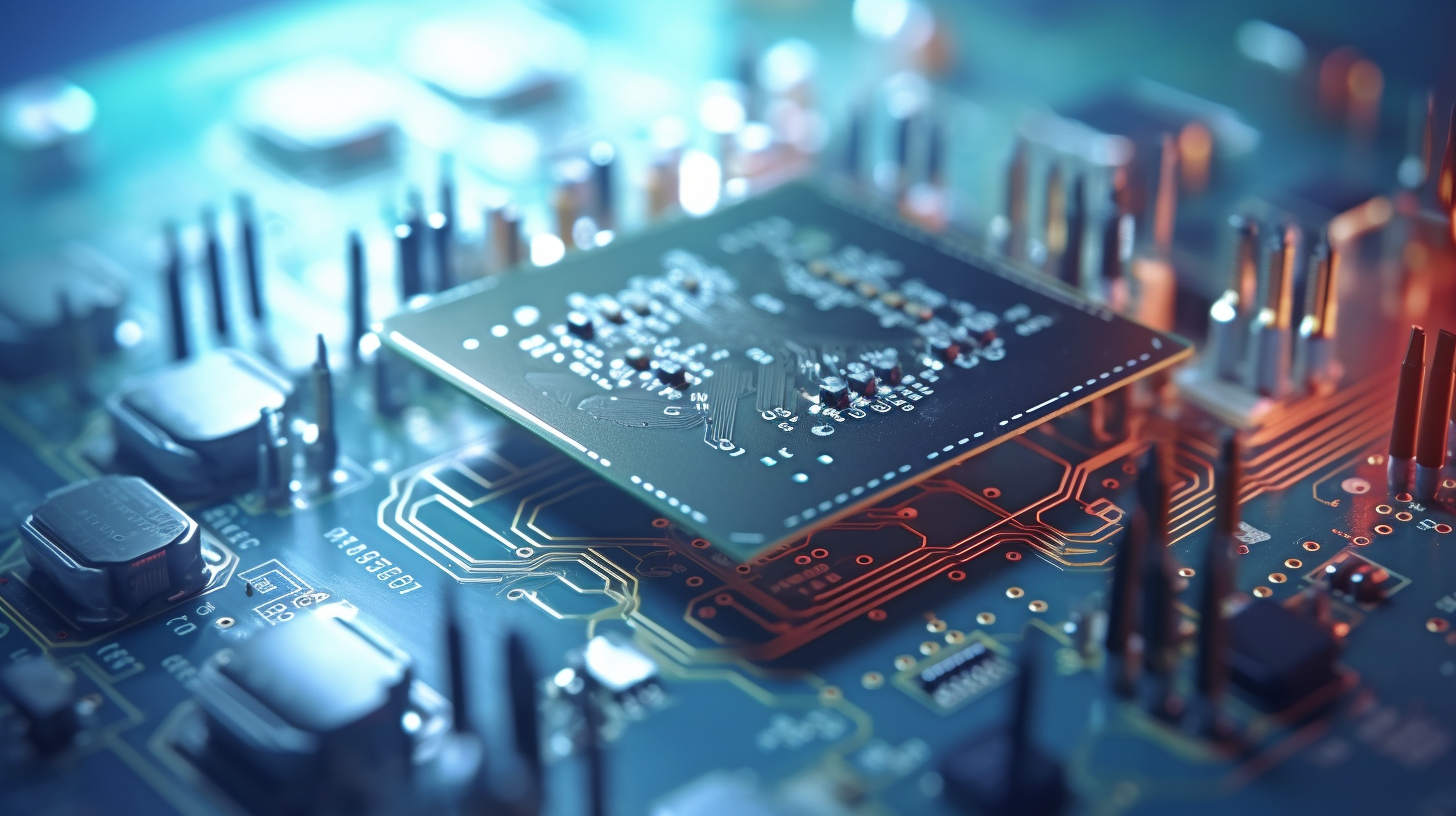 千庫網(wǎng)_實驗室高科技工廠PCB上電子元器件的質(zhì)量控制_攝影圖編號4013493